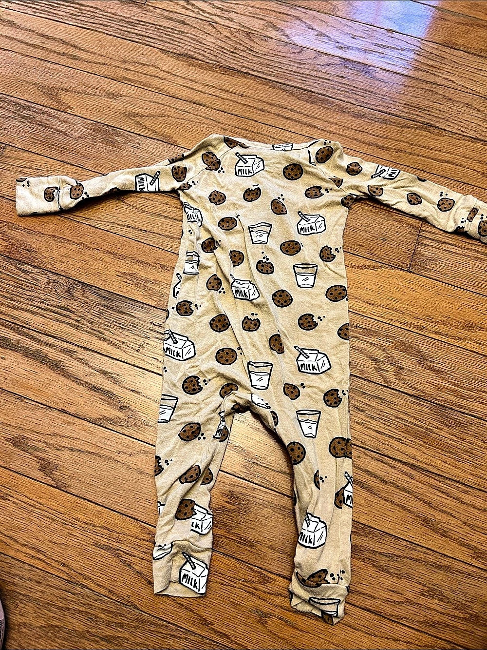 Brave Little One 6-12M Cookie Print Footie